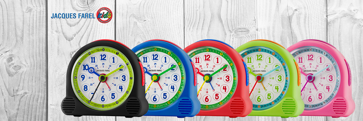 iesbrock Uhren Schmuck - Jacques Farel Kinder- und Jugenduhren, sowie Wecker mit beliebten Kindermotiven und 3D-Applikationen auf Band, Gehäuse oder Zifferblatt.